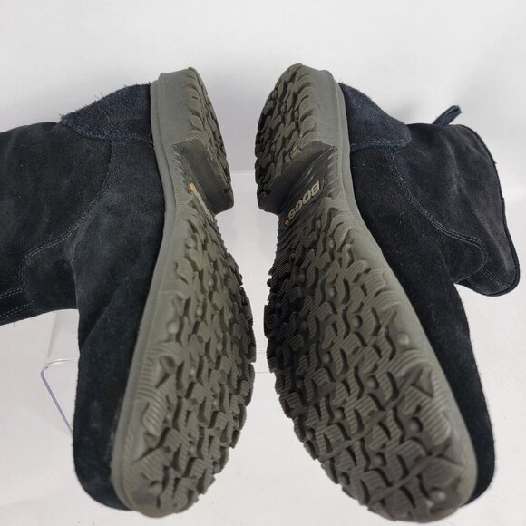 Bogs Womens 9 Waterproof Durafresh Black Pull On Ankle Bootie Rain Boots Comfort - Picture 9 of 13